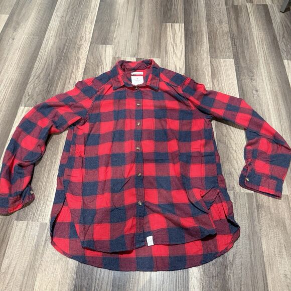 American Eagle Outfitters Boyfriend Fit Flannel Shirt - size Medium - Picture 1 of 3